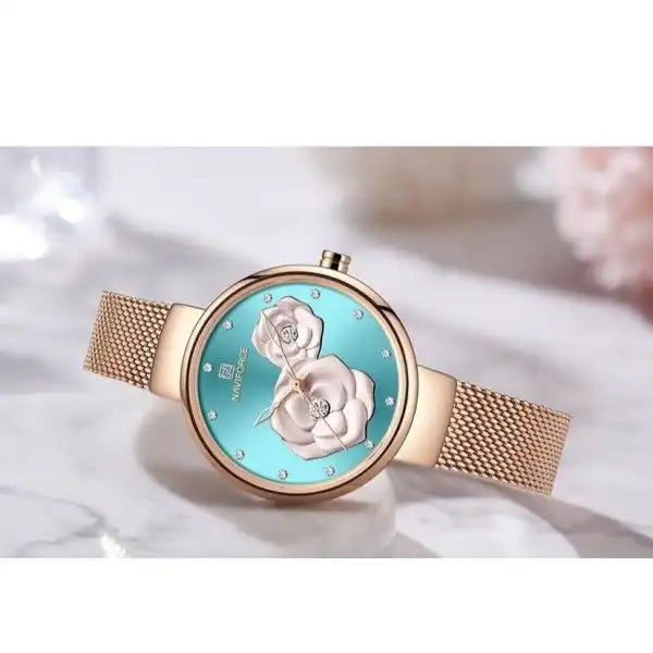 Naviforce Ženski sat 5013 ROSE GOLD - BLUE