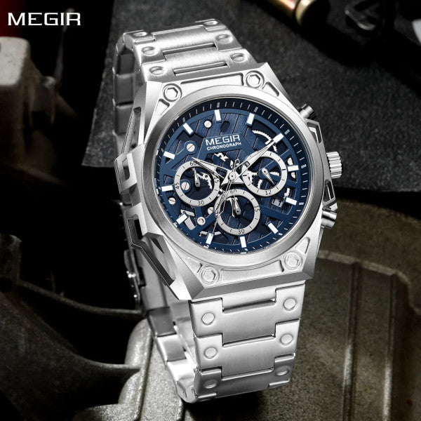 Megir Muški sat 4220 SILVER