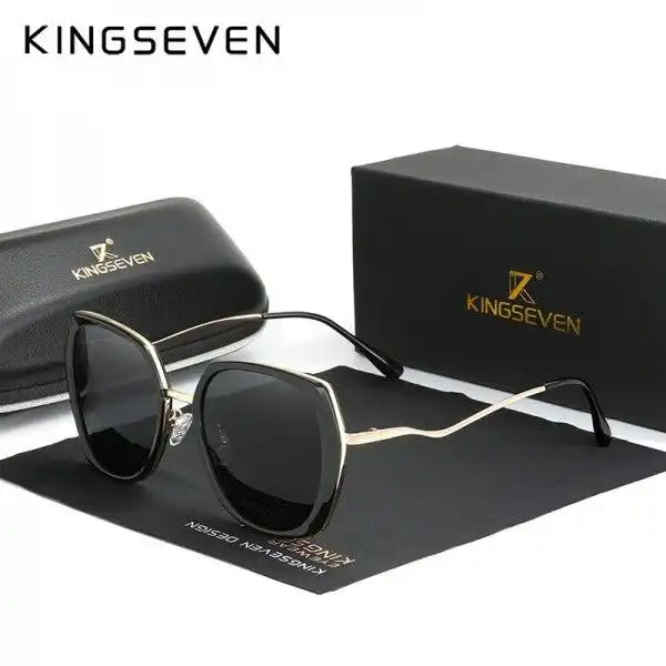 Kingseven naočare za sunce N7832 black - gold