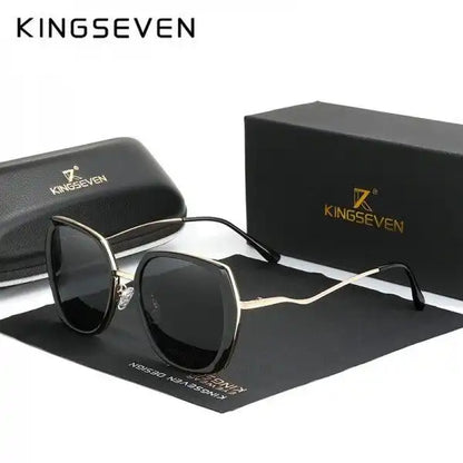 Kingseven naočare za sunce N7832 black - gold