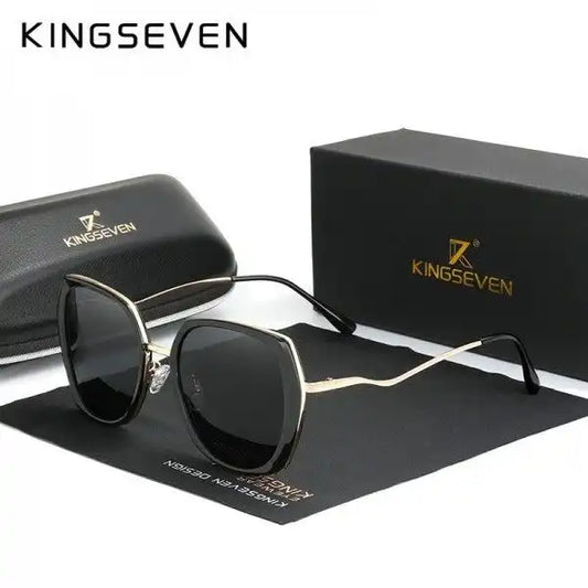 Kingseven naočare za sunce N7832 black - gold