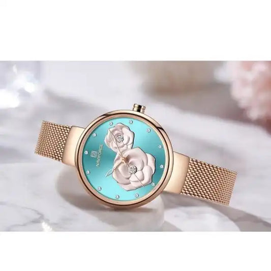 Naviforce Ženski sat 5013 ROSE GOLD - BLUE