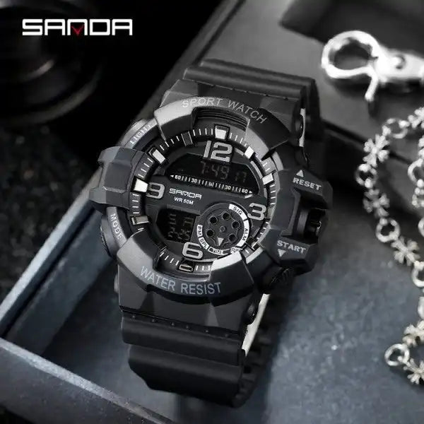 Sanda Muški sat 387 BLACK