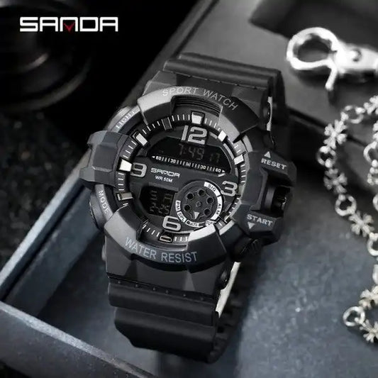 Sanda Muški sat 387 BLACK