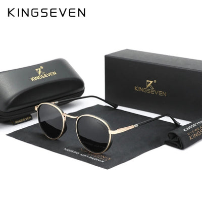 Kingseven naočare za sunce N7375 black gold