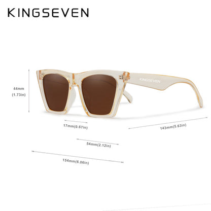 Kingseven naočare za sunce S10 brown white