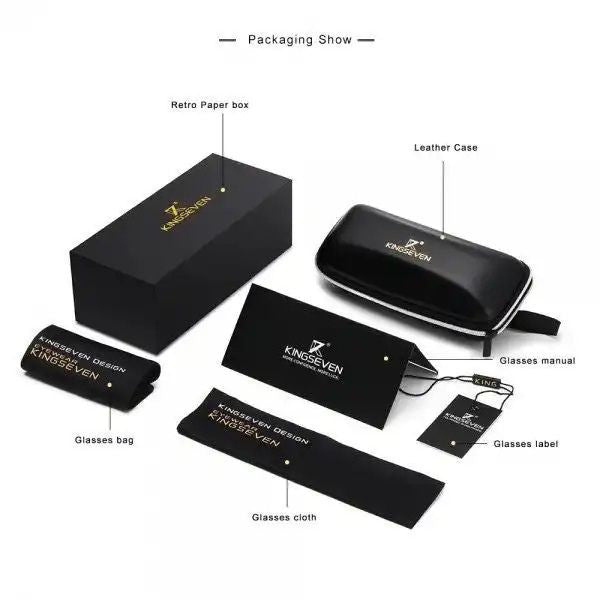 Kingseven naočare za sunce N7117 black