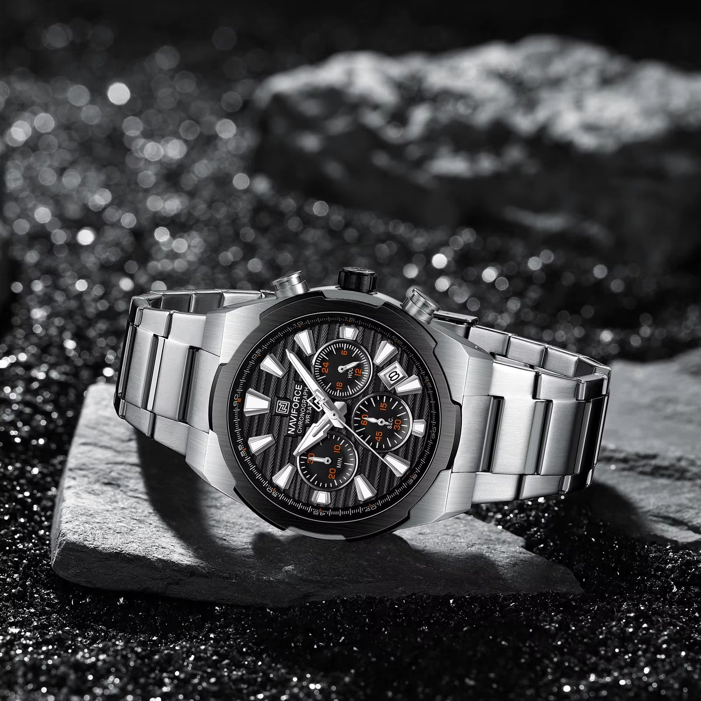 Naviforce Muški sat 8081 silver black
