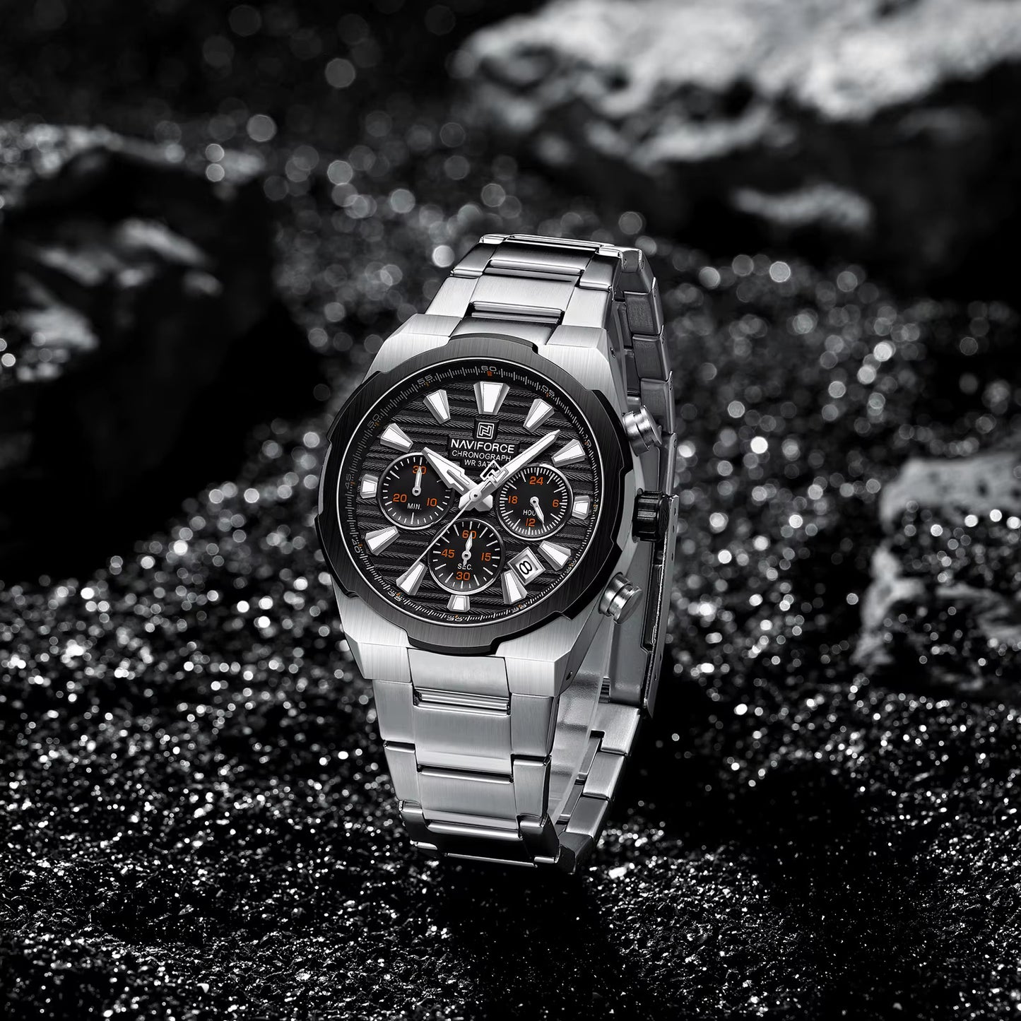 Naviforce Muški sat 8081 silver black