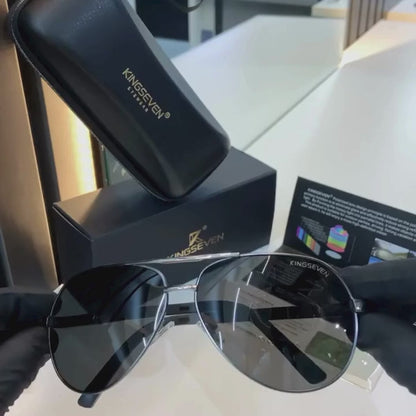 Kingseven naočare za sunce N725 black - silver